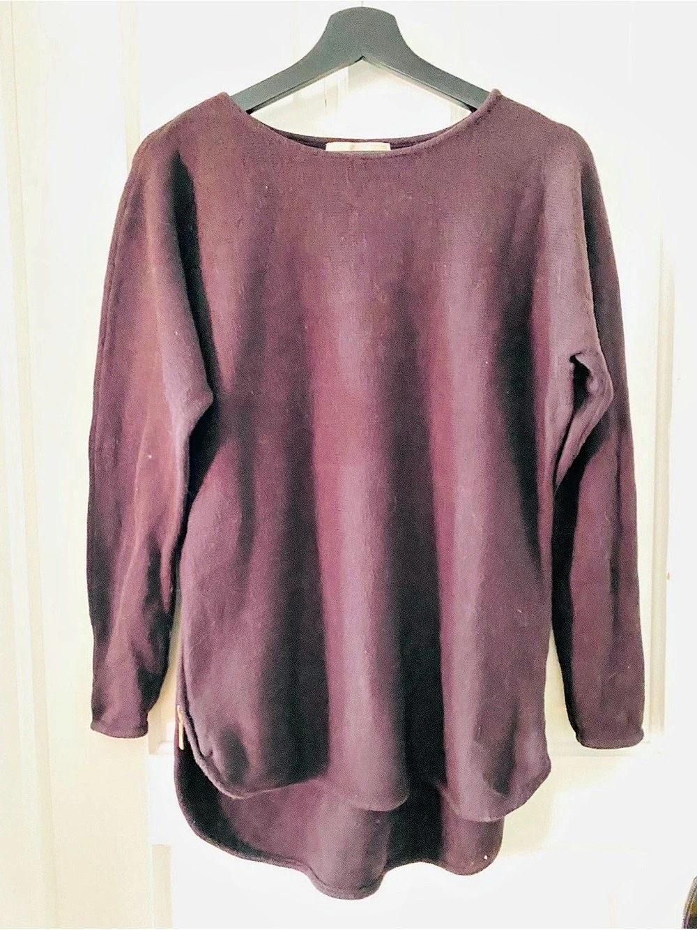 Michael Kors Browm Zip Detail Sweater Size Medium